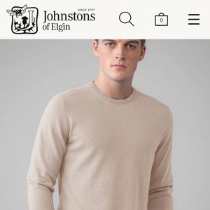 NWT JOHNSTONS OF ELGIN 100% cashmere sweater